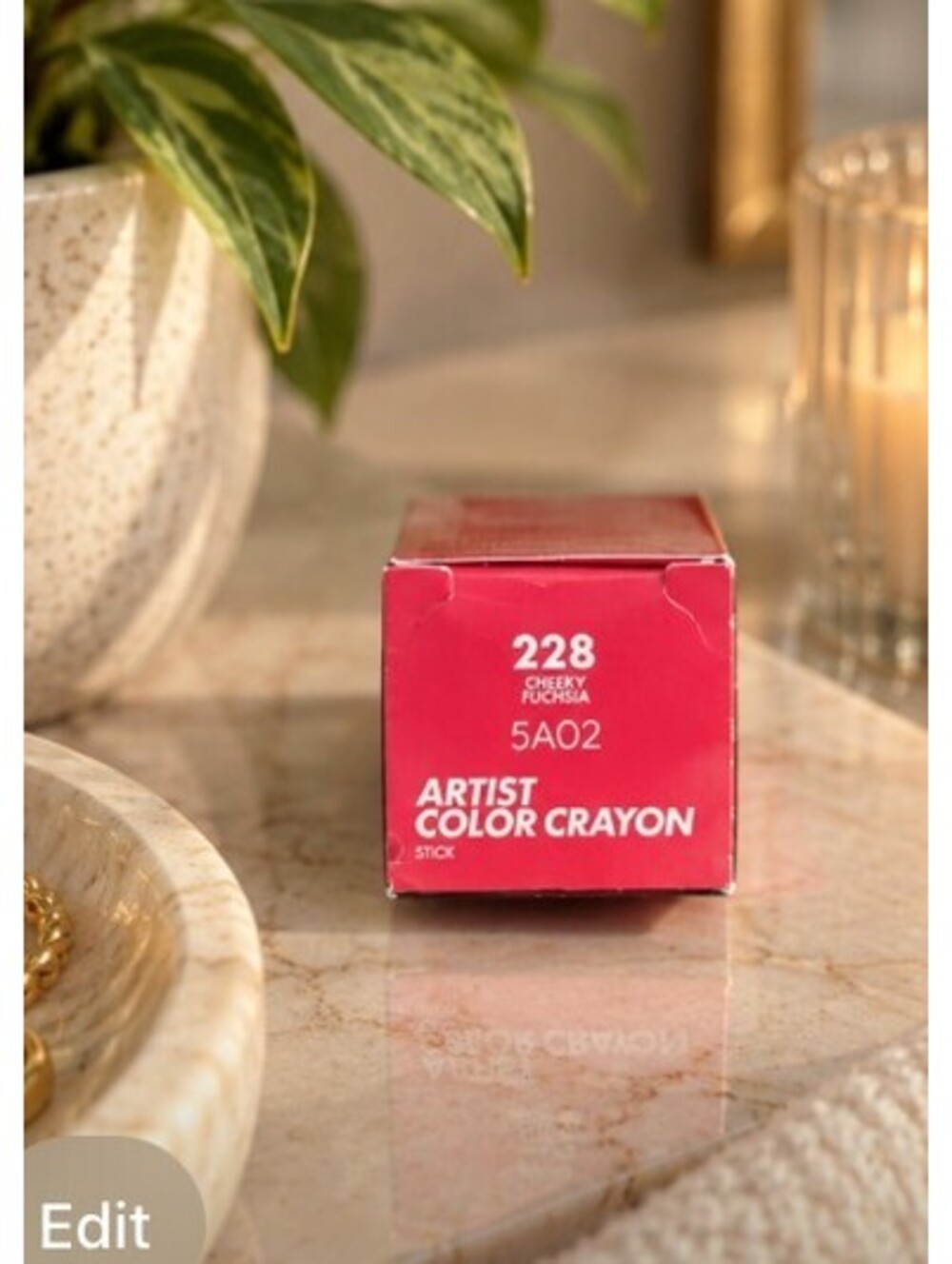Make Up For Ever Artist Color Crayon Lipstick Stick 228 Cherry Fuchsia